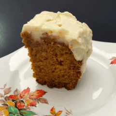 Pumpkin Cake with Honey Frosting