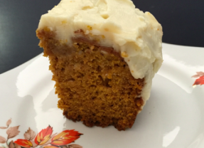 Pumpkin Cake with Honey Frosting